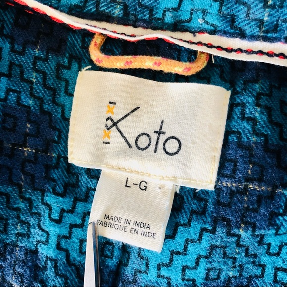 Koto | Urban Outfitters 100% Cotton Flannel Shirt - Picture 2 of 7